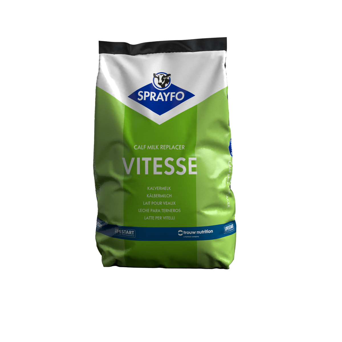 Sprayfo Blue calf milk replacer bag